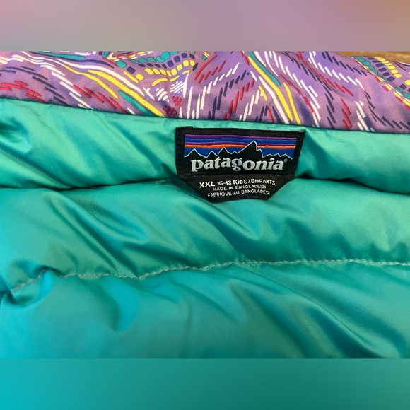 PATAGONIA DOWN SWEATER/PUFFER JACKET, SIZE XXL (16-18) OR WOMENS XS/S - Picture 5 of 9